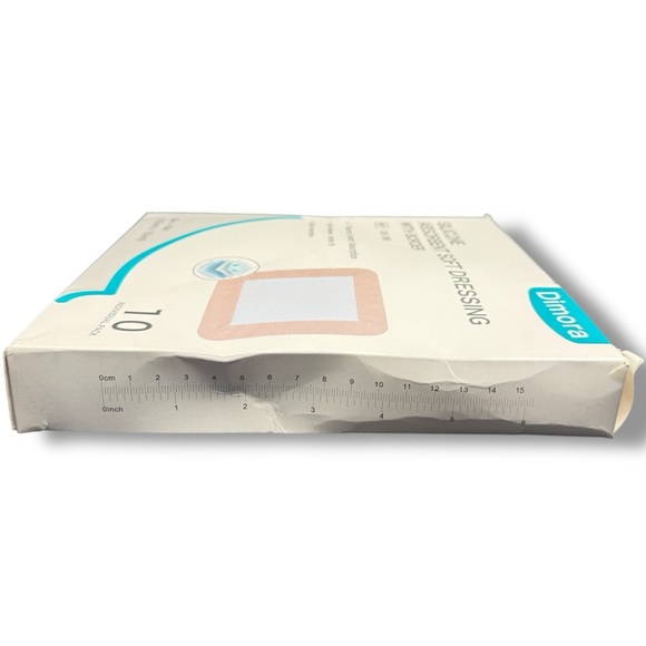 Dimora Silicone Wound Dressings Super Absorbent 10 Pack 6” x 6” Soft Wound Care - Picture 11 of 11